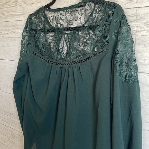 BB Dakota Embroidered Lace Long Sleeve Blouse l SIZE XS - Picture 5 of 10